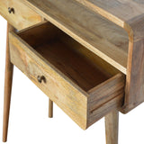 Solid Mango Wood Console Table With 2 Drawers - Coventry