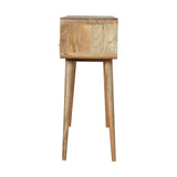 Solid Mango Wood Console Table With 2 Drawers - Coventry
