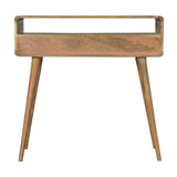 Solid Mango Wood Console Table With 2 Drawers - Coventry