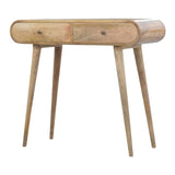 Solid Mango Wood Console Table With 2 Drawers - London
