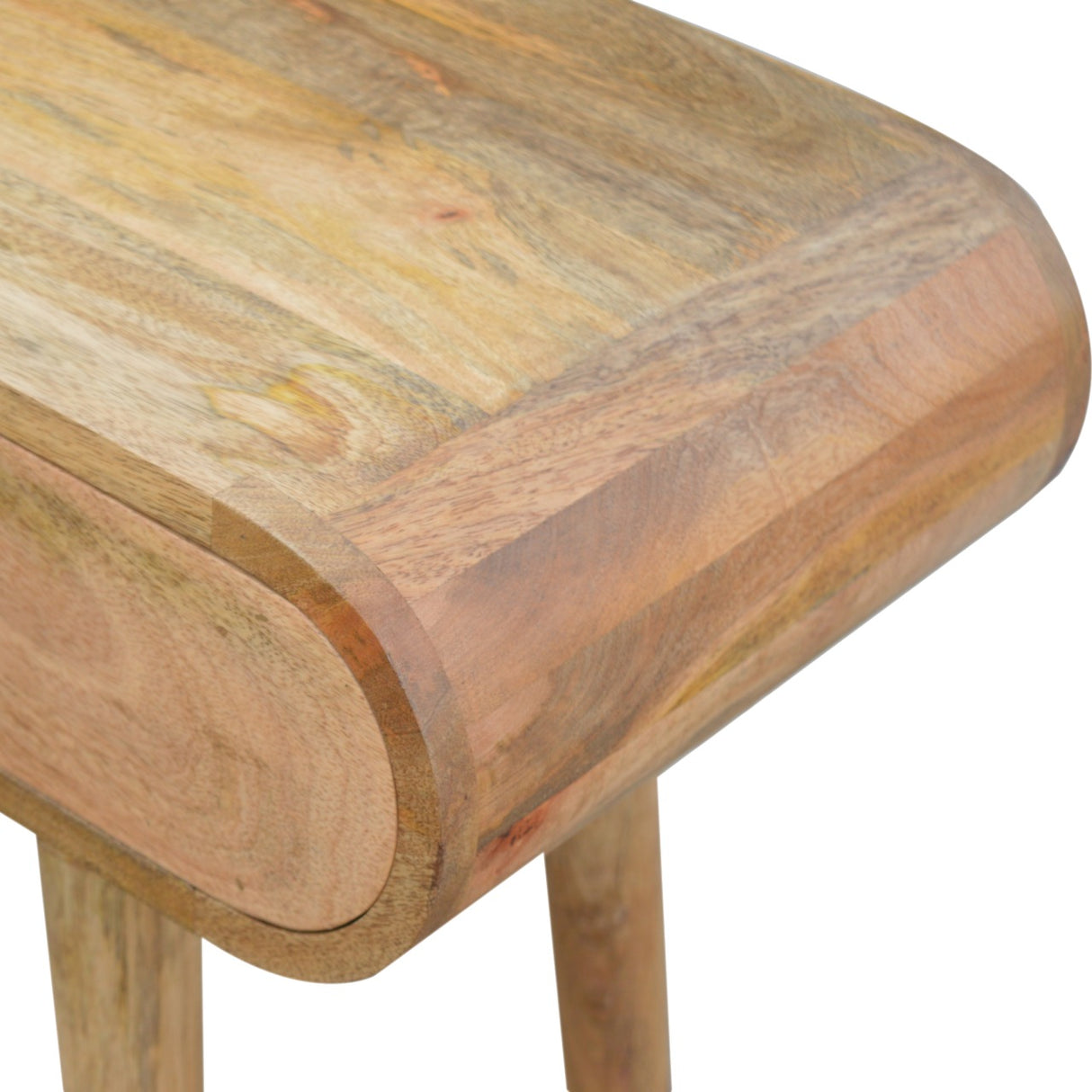 Solid Mango Wood Console Table With 2 Drawers - London