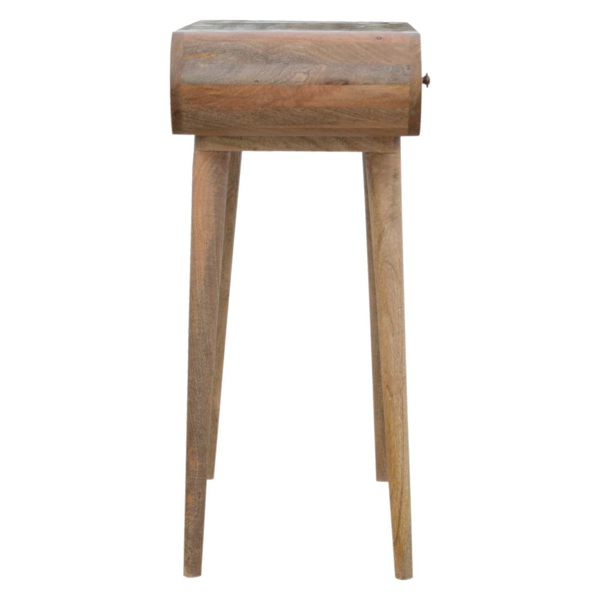 Solid Mango Wood Console Table With 2 Drawers - London