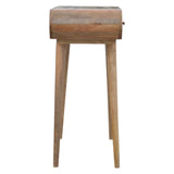 Solid Mango Wood Console Table With 2 Drawers - London