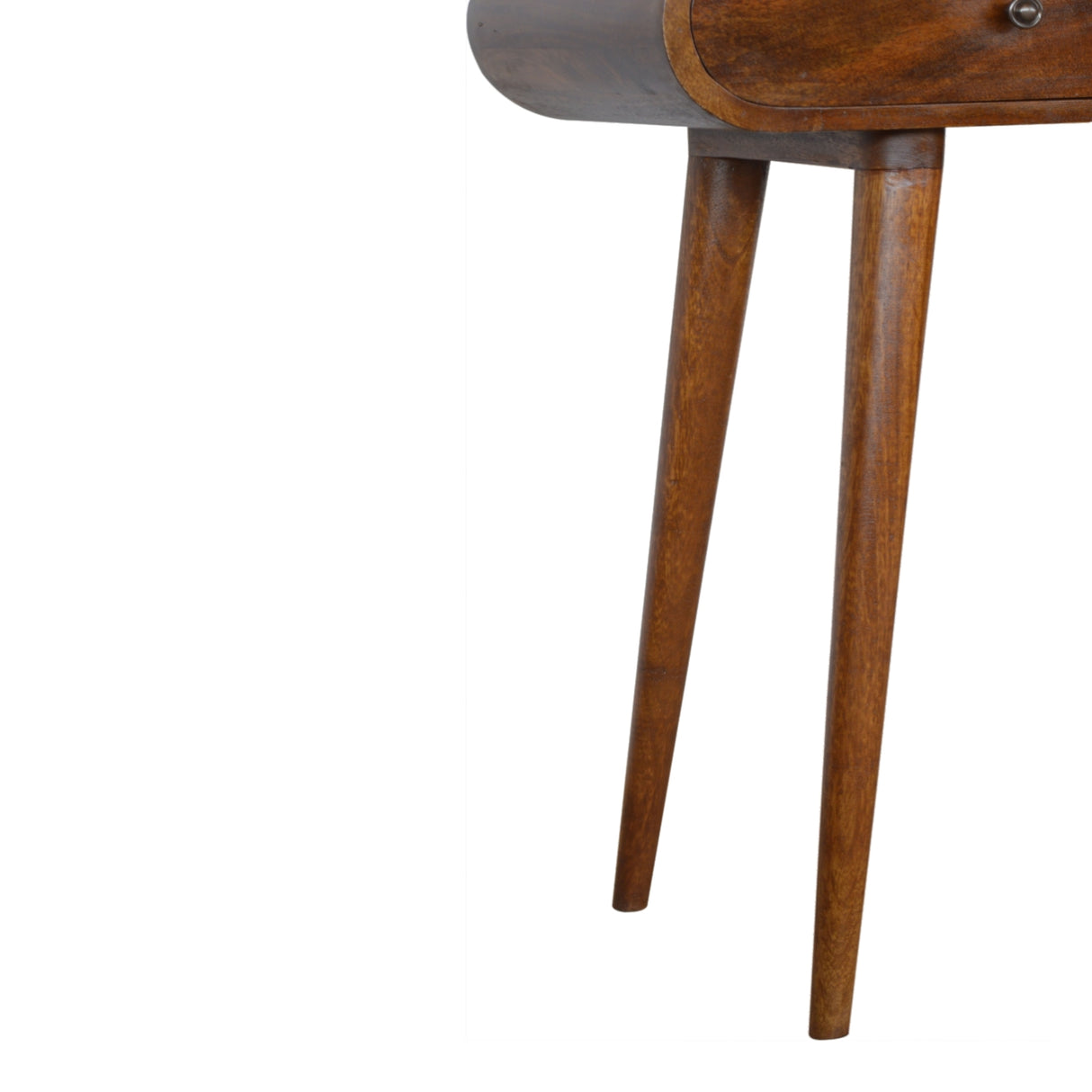Solid Mango Wood Console Table With 2 Drawers - London