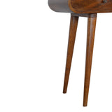 Solid Mango Wood Console Table With 2 Drawers - London