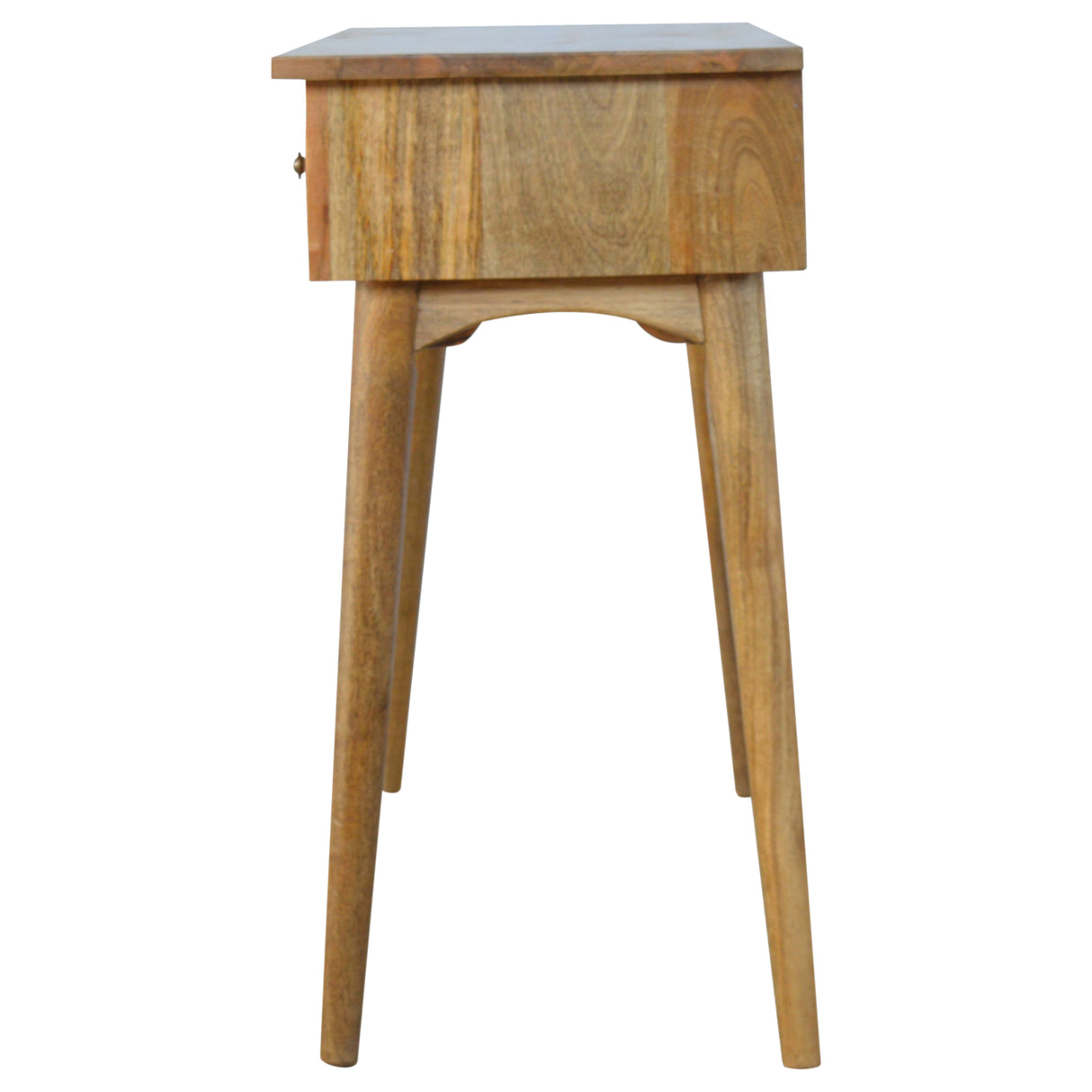 Solid Mango Wood Console Table With 3 Drawers - Lincoln