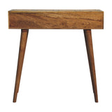 Solid Mango Wood Console Table Aztec With 2 Drawers - Larissa