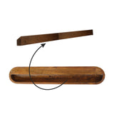 Solid Mango Wood Console Table Floating With 2 Drawers - London