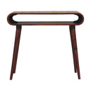 Solid Mango Wood Console Table in Nordic Style - Amaya