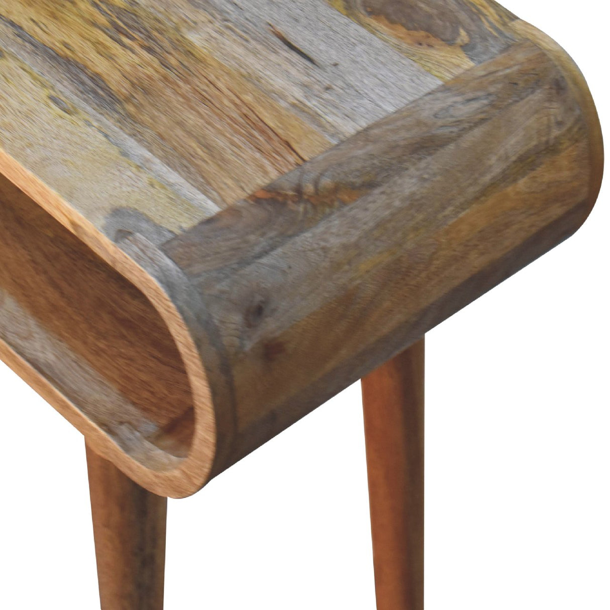 Solid Mango Wood Console Table in Nordic Style - Amaya