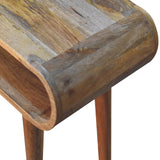 Solid Mango Wood Console Table in Nordic Style - Amaya