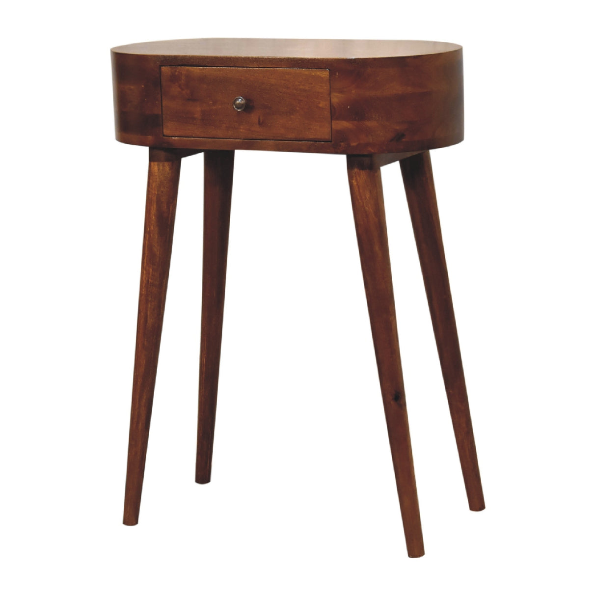 Solid Mango Wood Console Table Mini With 1 Drawer - Albion