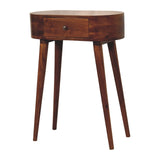 Solid Mango Wood Console Table Mini With 1 Drawer - Albion