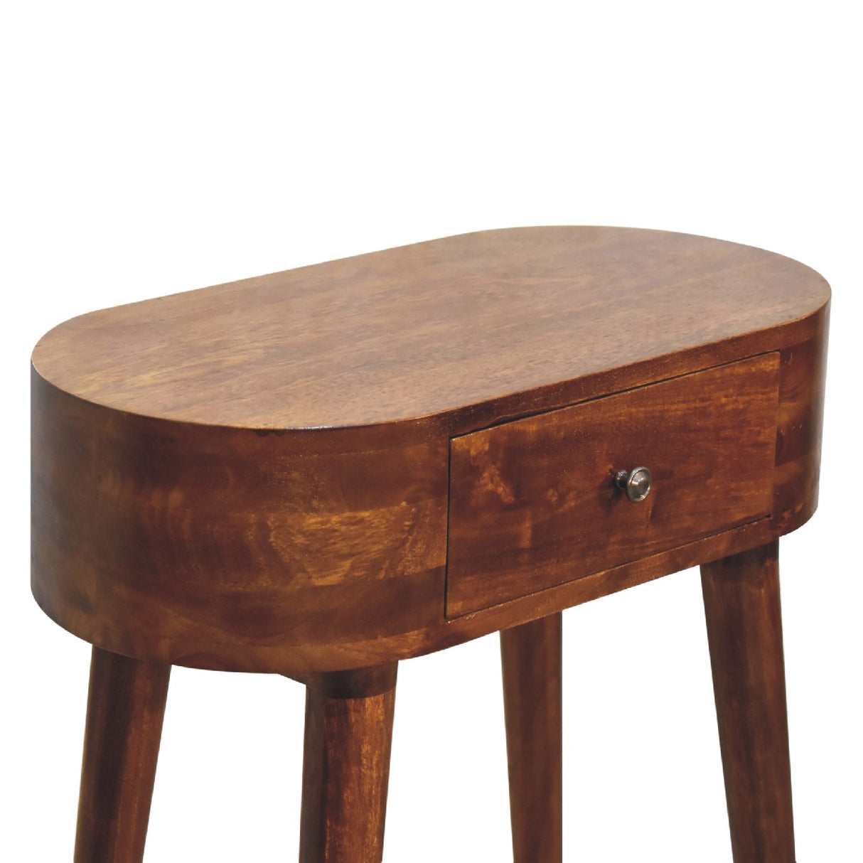 Solid Mango Wood Console Table Mini With 1 Drawer - Albion
