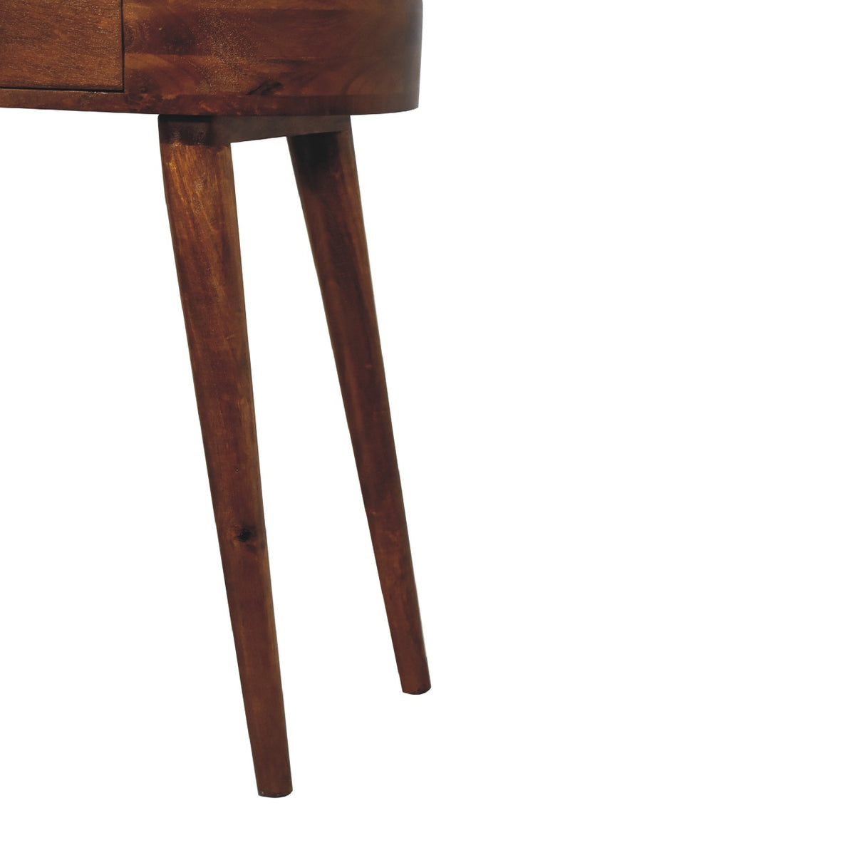 Solid Mango Wood Console Table Mini With 1 Drawer - Albion