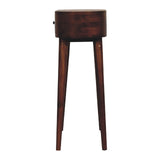 Solid Mango Wood Console Table Mini With 1 Drawer - Albion