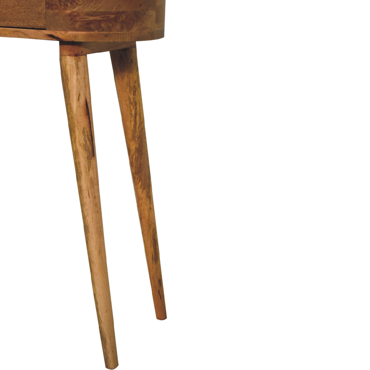 Solid Mango Wood Console Table Mini With 1 Drawer - Albion