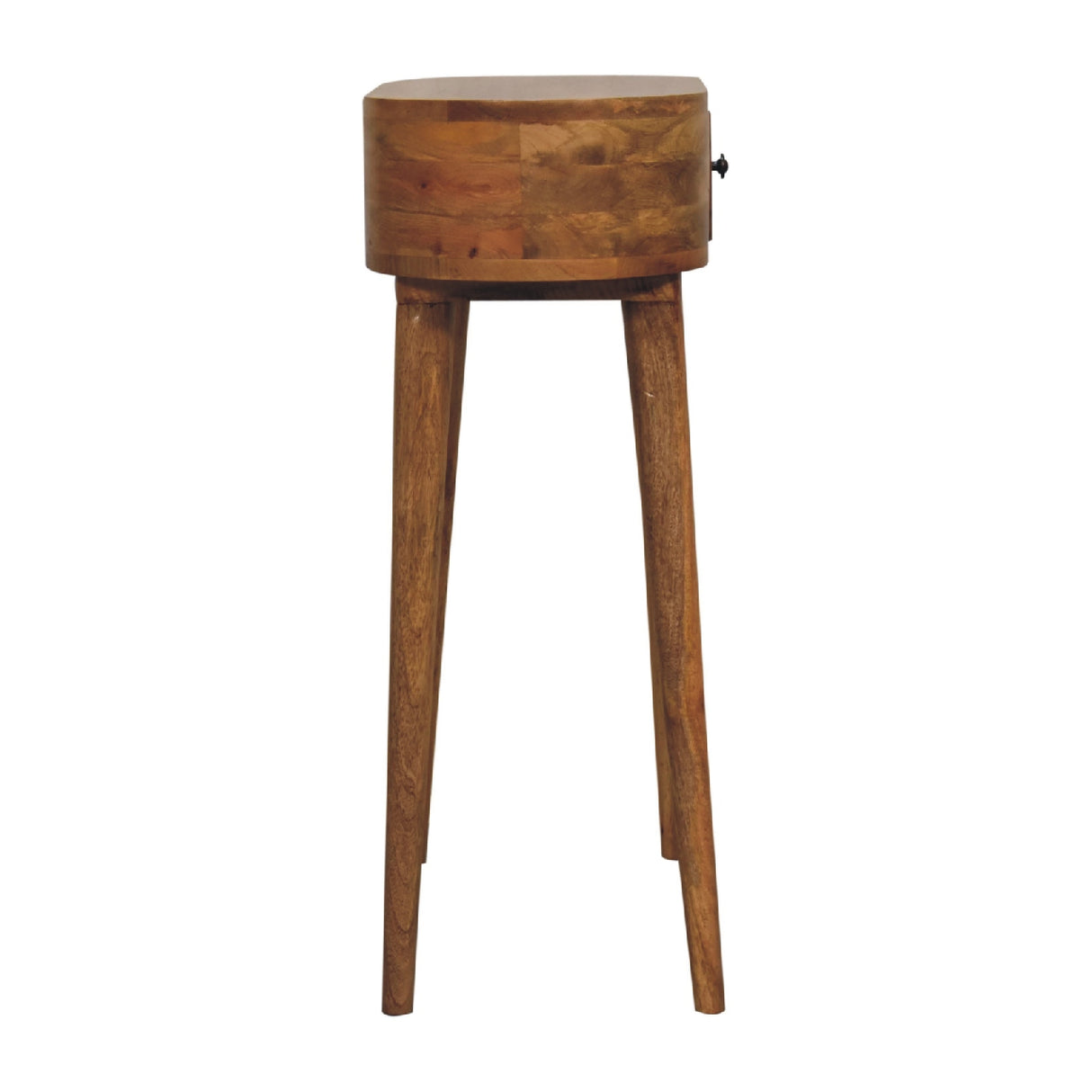Solid Mango Wood Console Table Mini With 1 Drawer - Albion