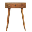 Solid Mango Wood Console Table Mini With 1 Drawer - Albion