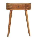 Solid Mango Wood Console Table Mini With 1 Drawer - Albion