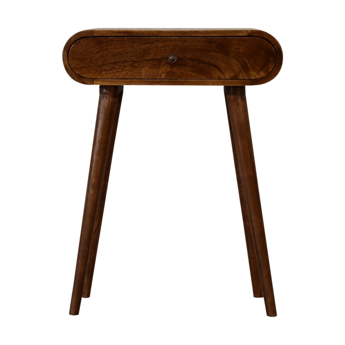 Solid Mango Wood Console Table Mini With 1 Drawer - London