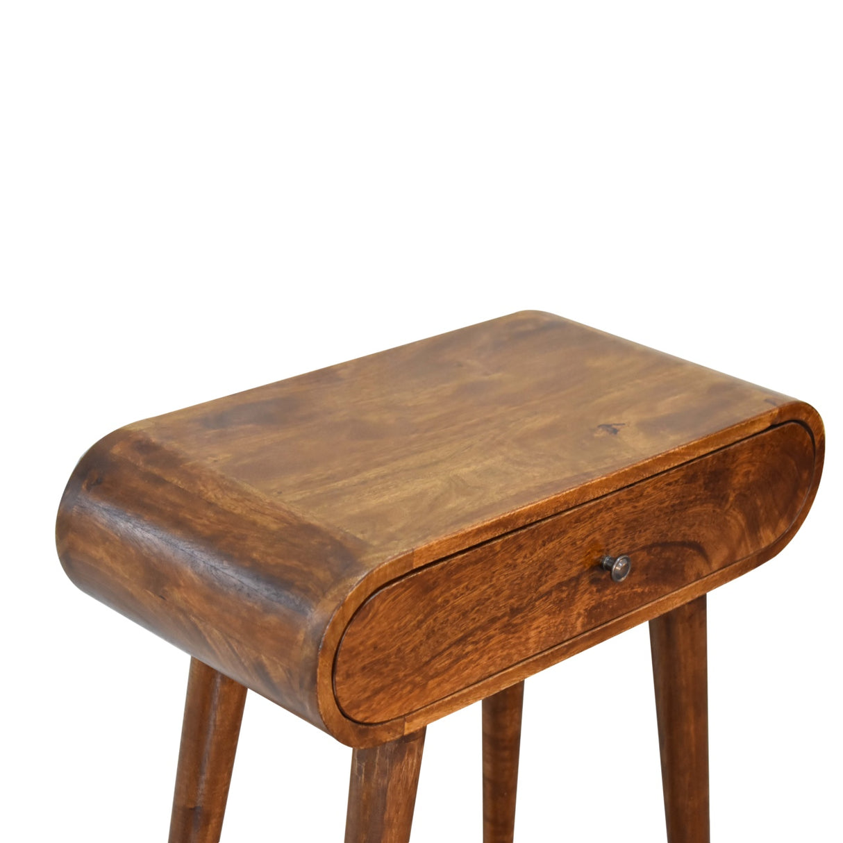 Solid Mango Wood Console Table Mini With 1 Drawer - London