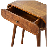 Solid Mango Wood Console Table Mini With 1 Drawer - London
