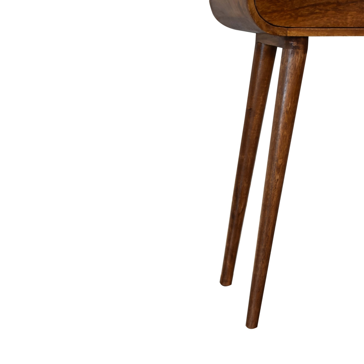 Solid Mango Wood Console Table Mini With 1 Drawer - London