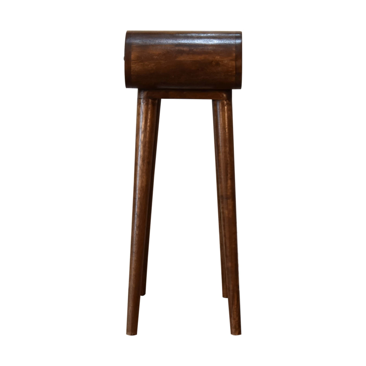 Solid Mango Wood Console Table Mini With 1 Drawer - London