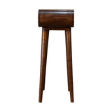 Solid Mango Wood Console Table Mini With 1 Drawer - London