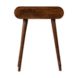Solid Mango Wood Console Table Mini With 1 Drawer - London