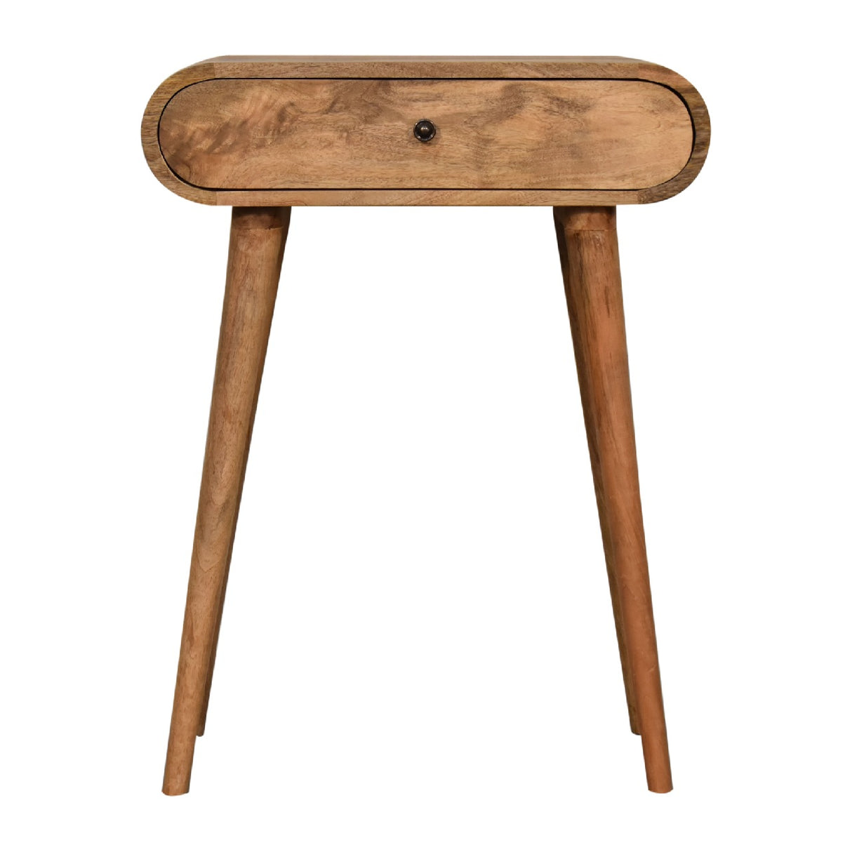 Solid Mango Wood Console Table Mini With 1 Drawer - London