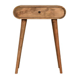 Solid Mango Wood Console Table Mini With 1 Drawer - London