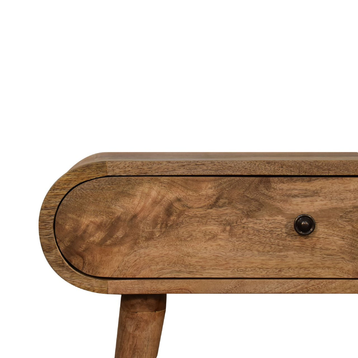 Solid Mango Wood Console Table Mini With 1 Drawer - London
