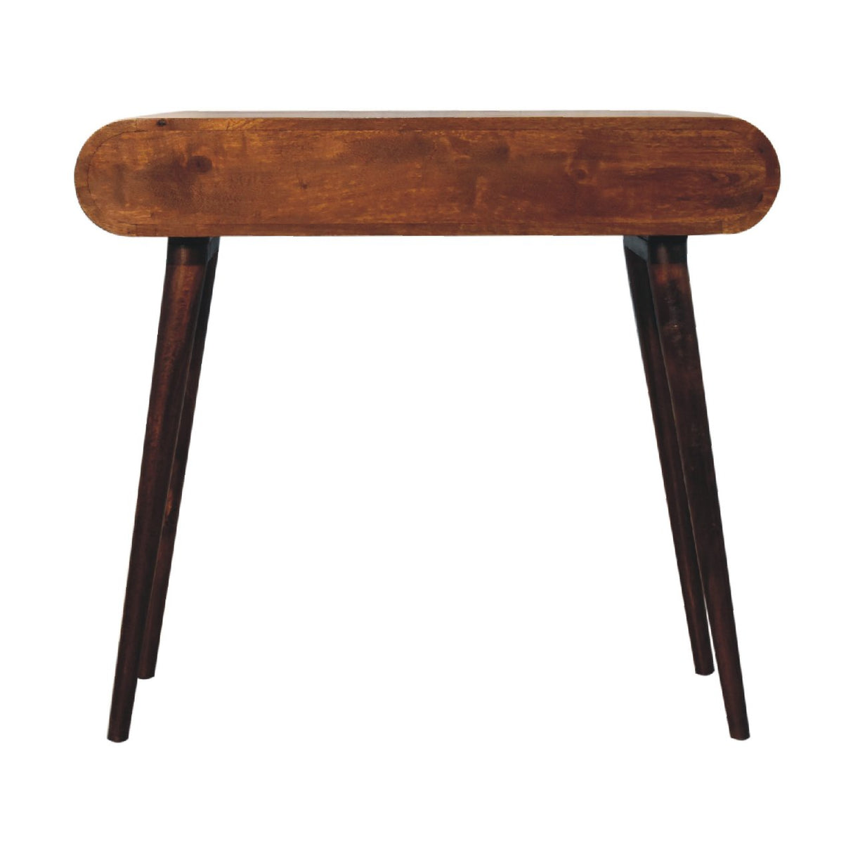 Solid Mango Wood Console Table Open With 2 Drawers - London