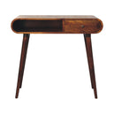 Solid Mango Wood Console Table Open With 2 Drawers - London