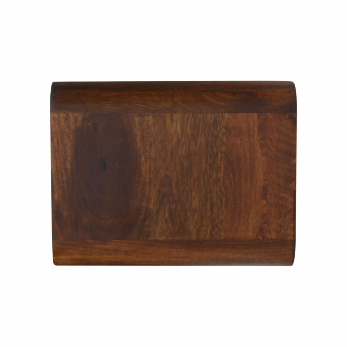 Solid Mango Wood Console Table Open Floating With 2 Drawers - Hereford