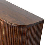 Solid Mango Wood Console Table Wall Mounted With 2 Doors - Birmingham