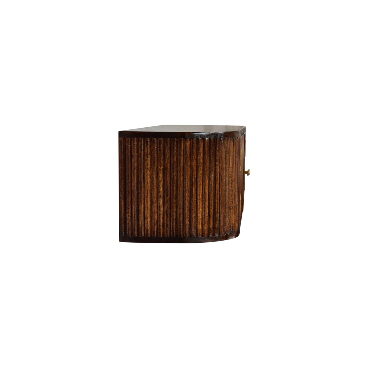 Solid Mango Wood Console Table Wall Mounted With 2 Doors - Birmingham
