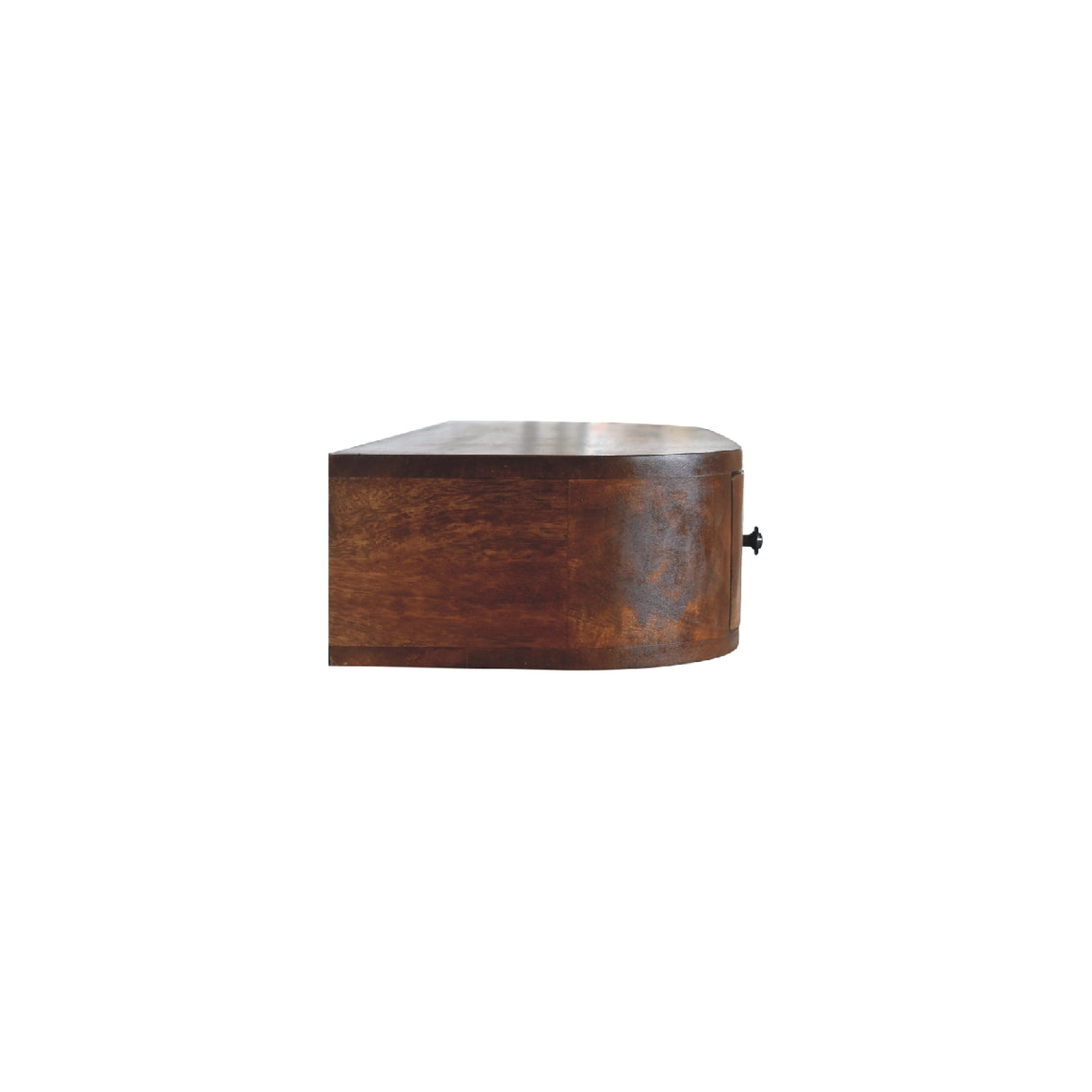 Solid Mango Wood Console Table Wall Mounted With 2 Drawers - Lunar