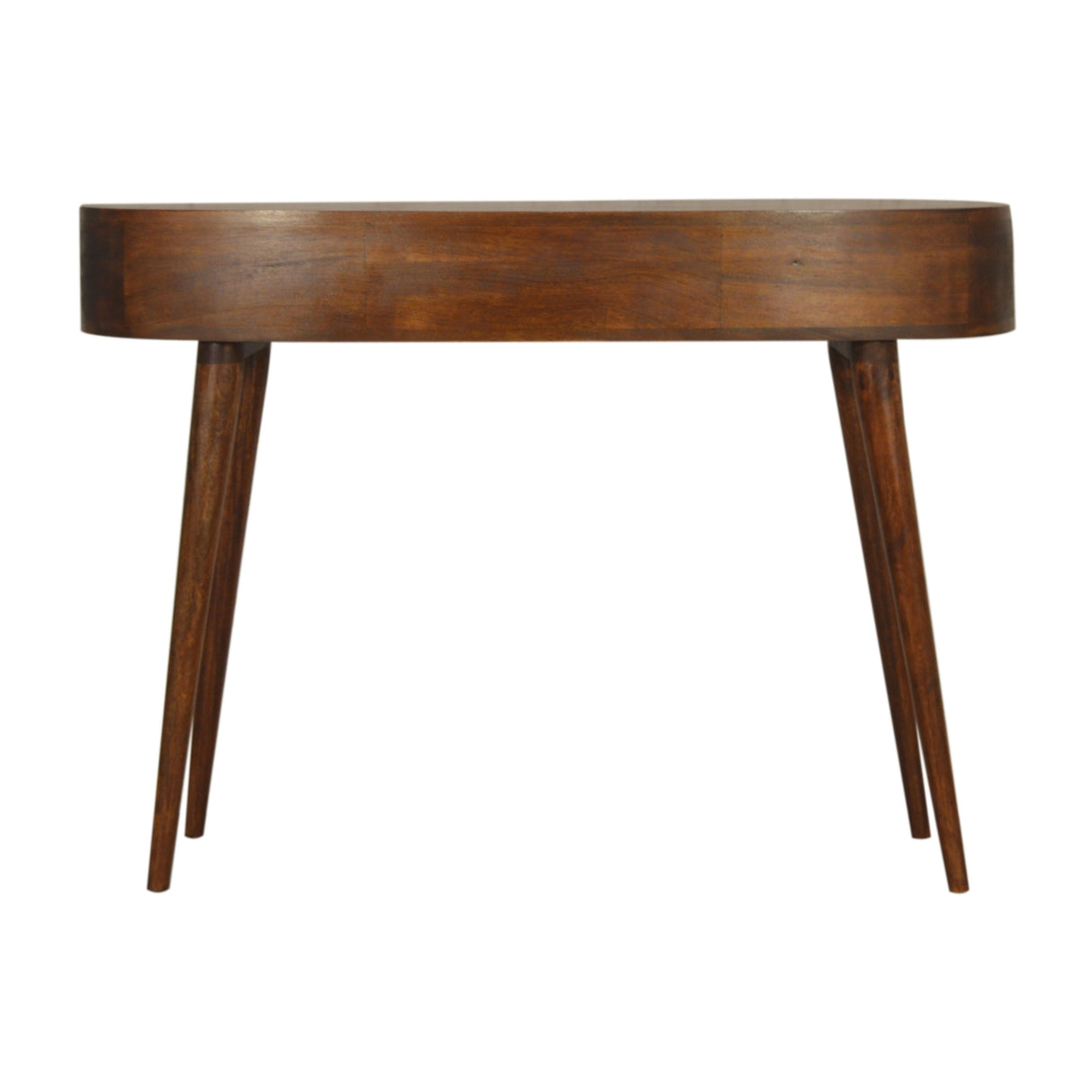 Solid Mango Wood Desk for Home in Wave Shape - Birmingham