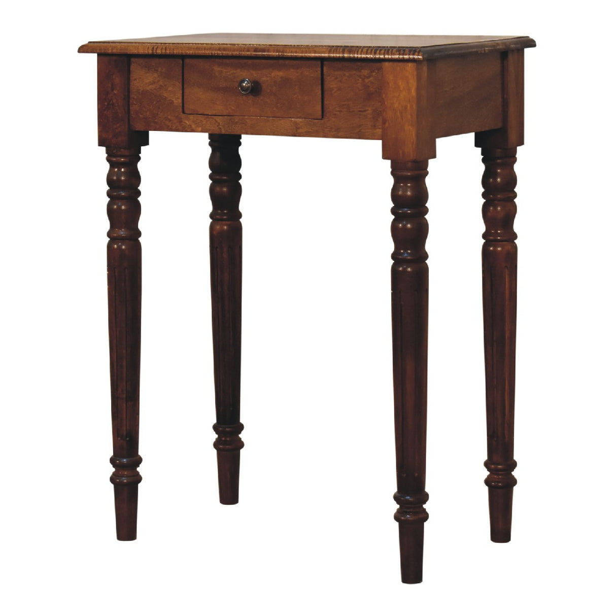 Solid Mango Wood Desk for Home With Turned Leg - Birmingham