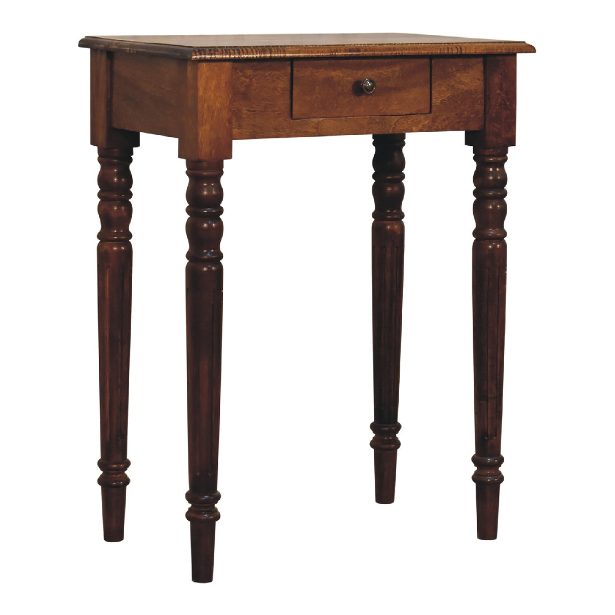 Solid Mango Wood Desk for Home With Turned Leg - Birmingham
