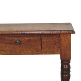 Solid Mango Wood Desk for Home With Turned Leg - Birmingham