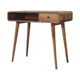 Solid Mango Wood Desk for Home And Office With 1 Drawer - Coventry