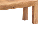 Solid Mango Wood Dining Bench for 2 People - Toko