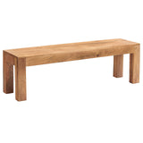 Solid Mango Wood Dining Bench for 2 People - Toko