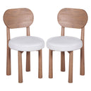 Solid Mango Wood Dining Chairs in Set Of 2 - Indus