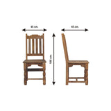 Solid Mango Wood Dining Chairs in Set of 2 - Granary