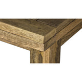 Solid Mango Wood Dining Table for 4 to 6 People Rectangular Butterfly Extending - Granary